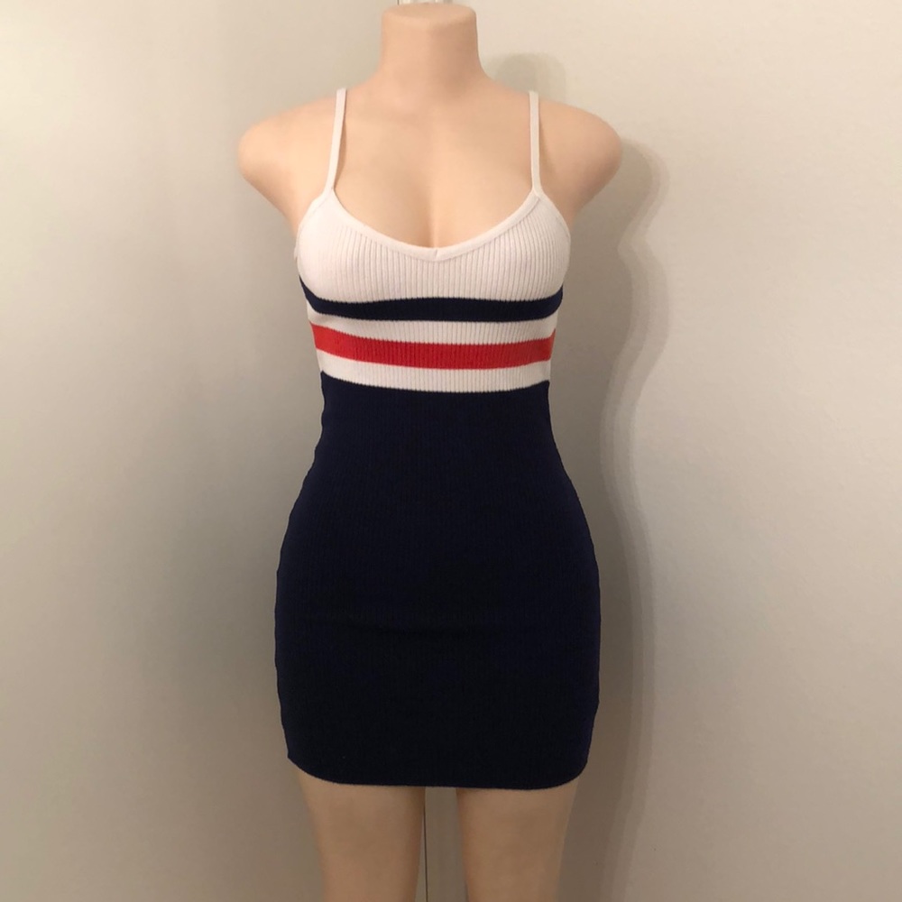 Spaghetti striped dress